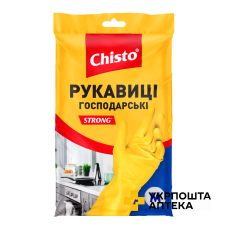 Chisto Рукавички латексні р.M (1 пара) Гютерсон (Україна)