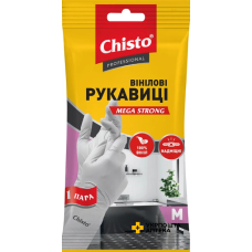 Chisto Рукавички вінілові р. M 1 пара Гютерсон (Україна)
