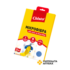 Chisto Серветка з мікрофібри 1 шт для вікон та пластику Гютерсон (Україна)