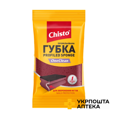 Губка кухонна Chisto OneClean профільована, 1шт. Гютерсон (Україна)