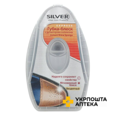 Губка Silver для взуття з дозатором силікону, натуральний, 6 мл Silver (Туреччина)