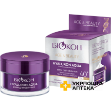 Крем для обличчя Біокон Age&Beauty Hyaluron Aqua 40+ 50 мл Біокон (Україна)