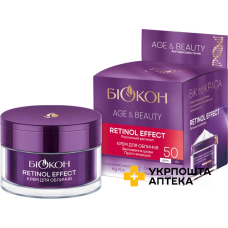 Крем для обличчя Біокон Age&Beauty Retinol Effect 50+ 50 мл Біокон (Україна)