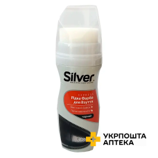 Крем-фарба Silver для взуття рідка 75 мл, чорна Silver (Туреччина)