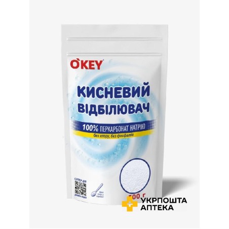 Кисневий відбілювач O'KEY 100% 500 г дой-пак Карапуз (Україна)