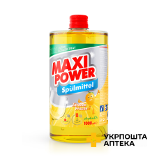 MAXI POWER Засіб д/миття посуду 1 л Лимон запаска Гютерсон (Україна)