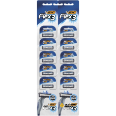 Набір бритв без змінних картриджів BIC Flex 3 10 шт. Societe BIC (Греція)