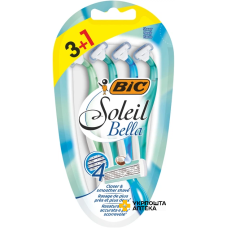 Набір бритв без змінних картриджів BIC Soleil Bella 3 + 1 шт. Societe BIC (Греція)