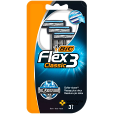 Набір бритв без змінних катриджів BIC Flex 3 Classic 3 шт. Societe BIC (Греція)