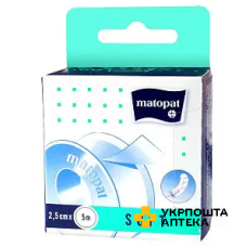 Пластирі медичні mаtораt SOFT (2,5 см * 5 м) Torunskie ZMO (Польща)