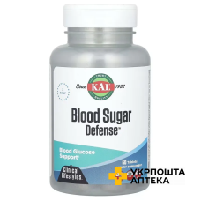 Регулювання вмісту цукру в крові KAL Blood Sugar Defense табл. №60 KAL Nutritional (США)