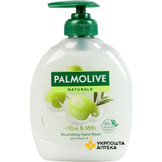 Рідке мило для рук Palmolive Naturals Молочко та оливка 300 мл Colgate-Palmolive (Італія)