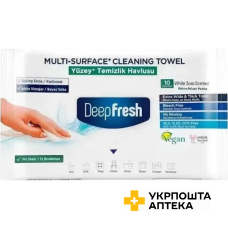 Серветки Deep Fresh побутові універсальні 10 шт. Deep Fresh (Туреччина)