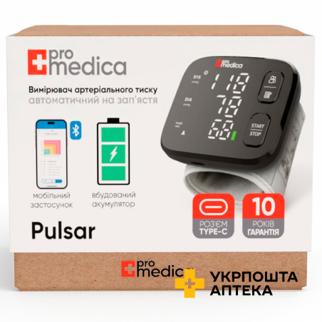 Тонометр Pulsar автоматичний на зап'ястя ProMedica (Китай)