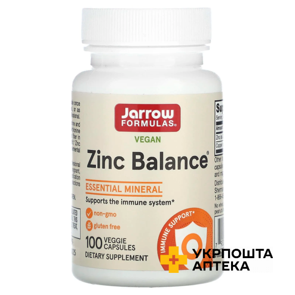 Цинк баланс Jarrow Formulas Zinc Balance веган. капс. №100 Jarrow Formulas (США)