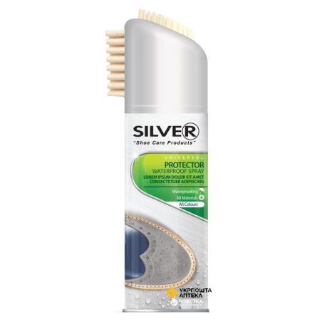 Універсальний водовідштовхувальний аерозоль Silver 300 мл Безбарвний Silver (Туреччина)