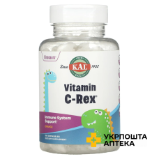 Вітамін C з шипшиною KAL Vitamin C-Rex With Rose Hips жув. табл. №100 KAL Nutritional (США)