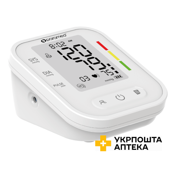 Вимірювач артеріального тиску автомат електрон Paramed Top Paramed (Китай)