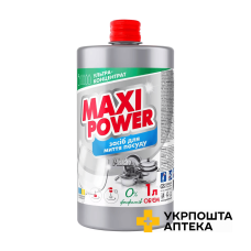 Засіб для миття посуду Maxi Power Платинум, 1 л Гютерсон (Україна)