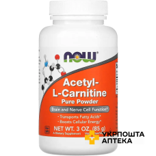Ацетил карнітин Now Foods L-Carnitine Pure Powder порошок 85 г NOW FOODS (США)