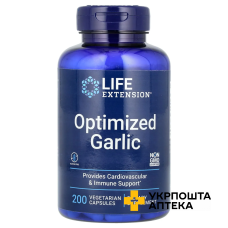 Часник оптимізований Life Extension Optimized Garlic веган. капс. №200 Quality Supplements and Vitamins, Inc (США)