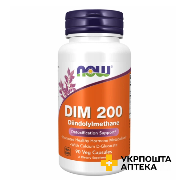 Диіндолілметан, DIM-200 Now Foods веган. капс. №90 NOW FOODS (США)