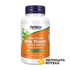 Екстракт розторопши, силімарин NOW Foods Silymarin Milk Thistle 300 мг капс. №100 NOW FOODS (США)