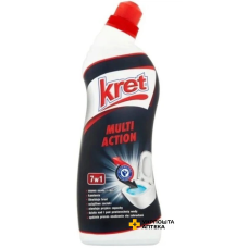 Гель для очищення унітазів KRET Multi Action 7 в 1 750 мл Берта-Імпорт (Польща)