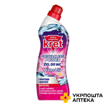 Гель для очищення унітазу KRET Water Lily 750 мл Берта-Імпорт (Польща)