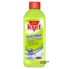 Гель KRET для чищення труб на кухні 500 г Берта-Імпорт (Польща)