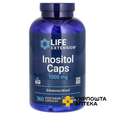 Інозитол Life Extension Inositol 1000 мг веган. капс. №360 Quality Supplements and Vitamins, Inc (США)