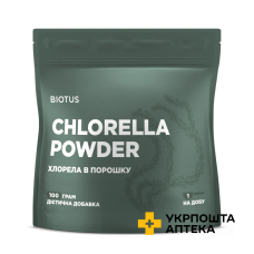 Хлорелла в порошку Biotus Chlorella Powder 100 г Biotus (Україна)