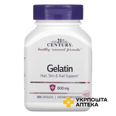 Комплекс 21st Century Gelatin 600 мг капс. №100 21 st Century HealthCare Inc. (США)