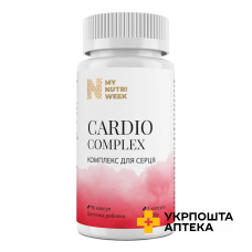 Комплекс для серця My Nutri Week Cardio Complex капс. №90 My Nutri Week (Україна)