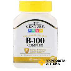 Комплекс В-100 21st Century B-100 Complex табл. №60 21 st Century HealthCare Inc. (США)
