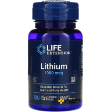 Літій Life Extension Lithium 1000 мкг веган. капс. №100 Quality Supplements and Vitamins, Inc (США)