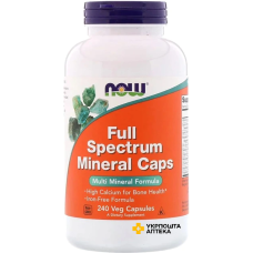 Мультимінерали Now Foods Full Spectrum Minerals капс. №240 NOW FOODS (США)