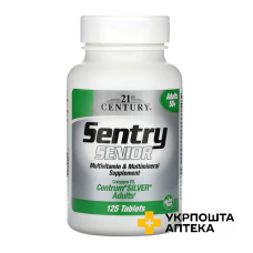 Мультивітаміни для людей 50+ 21st Century Sentry Senior табл. №125 21 st Century HealthCare Inc. (США)