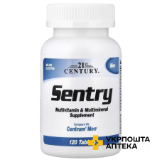 Мультивітаміни Sentry Men для підтримки здоров’я чоловіків 21st Century табл. №120 21 st Century HealthCare Inc. (США)