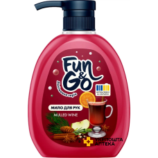 Мило для рук Fun&Go 300 мл Mulled Wine (Глінтвейн) Гютерсон (Україна)