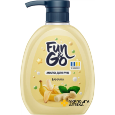 Мило для рук Fun&Go 300 мл Banana (Банан) Гютерсон (Україна)