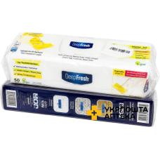 Набір Deep Fresh MOP серветки вологі для прибирання підлоги Lemon 50шт. + Швабра Deep Fresh (Туреччина)