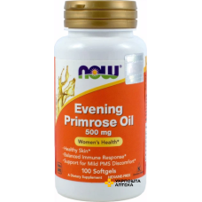Олія енотери NOW Foods Evening Primrose Oil 500 мг, м’які капс. №100 NOW FOODS (США)