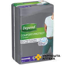 Підгузки-труси для чоловіків Depend, розмір L/XL, 9шт. Кімберлі-Кларк (Чехія)