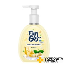 Пінка-мус для рук Fun&Go 300 мл Banana (Банан) Гютерсон (Україна)