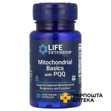 Пірролохінолінхінон Life Extension Mitochondrial Basics with PQQ капс. №30 Quality Supplements and Vitamins, Inc (США)