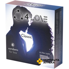 Презервативи 4LOVE Classic №4 Sanotec Biolabore (Німеччина)