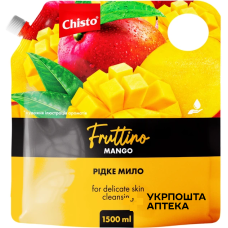 Рідке мило Chisto Fruttino Mango (манго) Doypack 1,5 л Гютерсон (Україна)