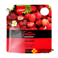 Рідке мило для рук Chisto Fruttino Strawberry (суниця) 1,5 л (дойпак) Гютерсон (Україна)