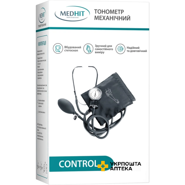 Тонометр механічний MedHit, Control Долфі (Україна)